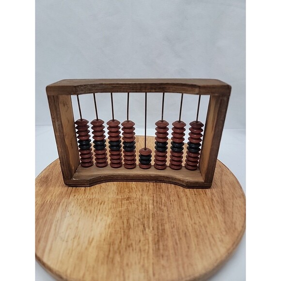 Vintage Russian Wooden Abacus 7x4.75 - Picture 4 of 5